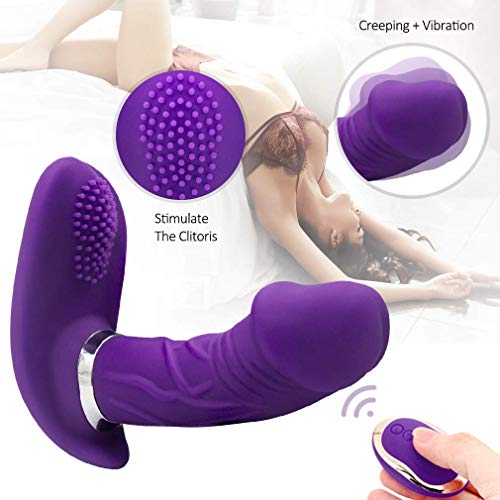 Wearable Butterfly Massaging Toys - Multiple Speeds Vibration - Wireless Remote Control - Silent Soft Skin-Friendly - Relaxation Back Neck Shoulder