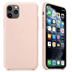 Maycase Compatible for iPhone 11 Pro Max Case, Liquid Silicone Case Compatible with iPhone 11 Pro Max (2019) 6.5 inch (Pink Sand)