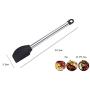 XUNHANG Kitchen Utensils Set - 8 Piece Cooking Nonstick Silicone and Stainless Steel Utensils Kit For Pots and Pans Kitchenware safe Easy to Clean (Color : Black)