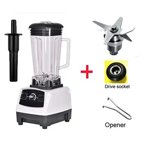 2200W 2L Commercial Grade Home Professional Smoothies Power Blender Food Mixer Juicer Food Fruit Processor,White Full Parts,Au Plug
