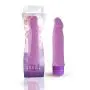 Eden 7.5" Soft Realistic Platinum Silicone Vibrating Dildo - Multi Speed G Spot Stimulating Smooth Vibrator - Waterproof - Sex Toy for Women - Sex Toy for Adults (Purple)