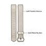 Keasy Replacement Bands Compatible with Fitbit Alta and Fitbit Alta HR, Soft Silicone Wristbands with Secure Metal Buckle for Men Women