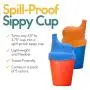 Silicone Sippy Cup Lids (5 Pack) - Elephant Silicone Spout Makes Cup into Spill-Proof Sippy Cup for Babies and Toddlers