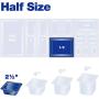 Carlisle 10220B03 StorPlus Half Size Food Pan, Polycarbonate, 2.5" Deep, Black
