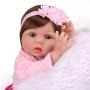 CHAREX Lifelike Reborn Dolls, Realistic Silicone Newborn Doll Toys, 22 Inch Soft Vinyl Reborn Baby Dolls Gifts for Age 3+, Name Lucy …