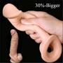 Membrum Sleeve Case Cover Overstriking Ipsism Intrest Stick Wand Fun Rod for Couples Flesh 8 inch