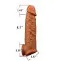 Privacy Packaging. Silicone penile Condom Expander expands Male Chastity Toys Lengthen Cock Sleeves Dick Socks Reusable Condoms.EZ1