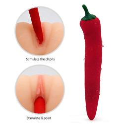 Mini Vibrator Peppers Soft Touch Internal Clitorial Sucking Toys for Women Silicone Rabbit Vibrantor for Women G Spotter Clītoris Magnetic USB Rechargeable Massager Toy,T-Shirt