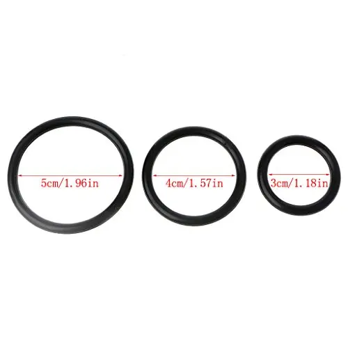 JaneMO Silicone Soft Rings Men