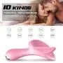 Waterproof Vibration Comfortable Silicone Wireless Hand-held Tongue Tongue Flirting Charging Clitoris Stimulation Massage Body, 10 Modes, Designed for Women, Suitable for Ladies and Couples