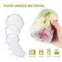 Reusable Silicone Stretch Lids for Bowl,Cup,Pot,Pan,Dish, Food Covers,Flexible Silicone Lids Food Wrap Apply to All Kinds of Food Storage Container
