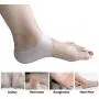 Metatarsal Pads Ball of Foot Cushions, Metatarsal Cushion Mortons Neuroma, Toe Separators Foot Pad, Breathable Silicone Heel Cushion & Cups, Silicone Heel Protectors