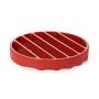 OXO Silicone Pressure Cooker Set 3 Piece Egg Steamer Basket Cooking Rack, Red Yellow Green