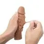 US Shipping Girth Enhancer Silicone Penile Condom Expander Extended Male Chastity Toy Long Sleeves