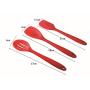 Mokpi 10 Piece Silicone Kitchen Utensils Set Heat Resistant Non-Stick Cooking Tools Professional Kitchenware (Red)