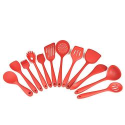SKYyao Kitchen utensil set Silicone cookware set non-stick cooking shovel spoon 12-piece set silicone kitchenware nylon + silicone