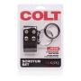CalExotics Colt Scrotum Set ? Silicone Male Enhancement Ring with Support Band ? Sex Toys for Men ? Black