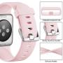 Haveda Sport Bands Compatible for Apple 4 Watch 40mm 44mm Series 4 Series 5, iWatch Bands 38mm 42mm Womens, Waterproof Wrist Band for iWatch, Apple Watch Series 3, Series 2/1 Man Small Large