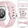 Haveda Sport Bands Compatible for Apple 4 Watch 40mm 44mm Series 4 Series 5, iWatch Bands 38mm 42mm Womens, Waterproof Wrist Band for iWatch, Apple Watch Series 3, Series 2/1 Man Small Large