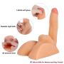 3D Lifelike Male-Torso Doles Ultra-Soft and Skin-Friendly TPR Unisex Toy for Women and Men Life-Size,Adult Toys, 2.37 lb (9.45 x 7.48 x 5.91 in)