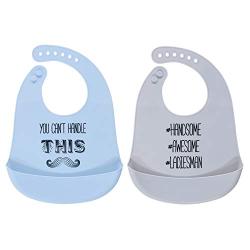 Hudson Baby Unisex Baby Silicone, Waterproof Bibs