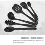 HHmei_US_Shipment Silicone Kitchen Utensil Set, 10pcs Heat-Resistant Non-Stick Cooking Tool Kit Non-Stick Kitchen Utensil Set Silicone kitchenware Set of 10 [Shipped from America]
