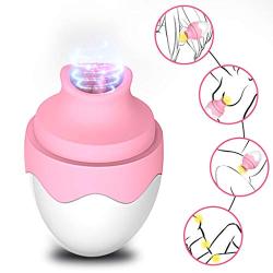 YDSXH Female Egg Jumping Tongue Sucker Silicone Electric Adult Female Masturbation Sex Toys Hi Egg Vibration Cunnilingus T-Shirt (Color : Pink)