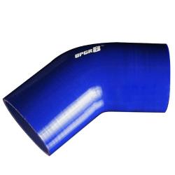 Upgr8 Universal 4-Ply High Performance 45 Degree Elbow Coupler Silicone Hose (3.15"(80MM), Blue)