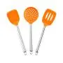 UPKOCH 1 Set Silicone Heat-Resistant Cooking Utensils Non-Stick Kitchenware with Metal Handle