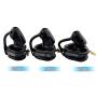 Cock Cage Latest Design Pico Massage Spikes Massage Silicone Male Chastity Device Belt Chastity Cage for Male Penis Exercise, Male Sex Toy Belt Locking Men Bondage Fetish Black (1.77 inch/ 45mm)
