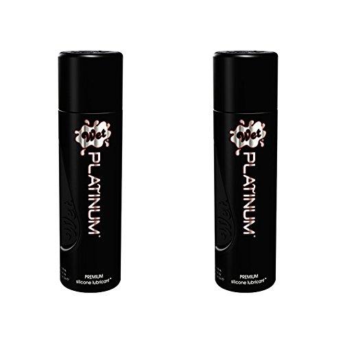 Wet Platinum Silicone Based Lubricant, 4.2 Ounce (Pack of 2)