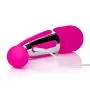 CalExotics Embrace Body Wand Massager ? Silicone Waterproof Vibrator ? 7 Function Rechargeable Adult Sex Massager for Couples - Pink