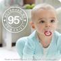 NUK Glow-in-The-Dark Orthodontic Pacifiers, Girl, 6-18 Months, 2-Pack