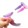 OUBAO 2019 Silicone Anal Butt Plug G-Spot Jelly Dildo Sex Toys (Random)