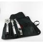 Outdoor Stainless Steel Barbecue Set Bbq Tool Set Accessories in Handbag Spatula Fork Tongs
