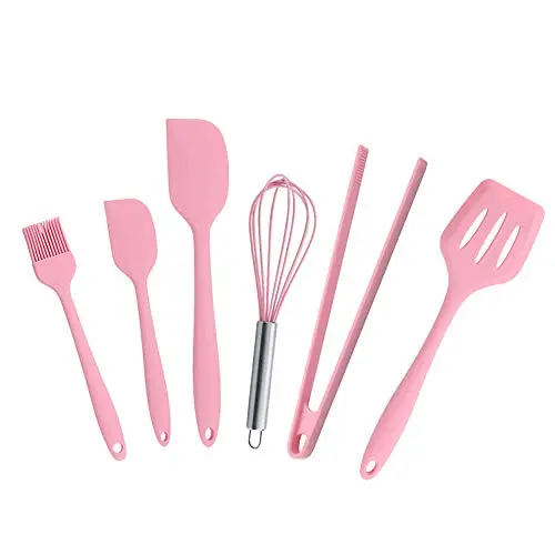 Gwjs Silicone Kitchenware, Nonstick Spatula Silicone Spatula Set Kitchen Gadget Kitchen Tools-six-piece Set 29.6cm(11.6inch)