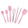 Gwjs Silicone Kitchenware, Nonstick Spatula Silicone Spatula Set Kitchen Gadget Kitchen Tools-six-piece Set 29.6cm(11.6inch)