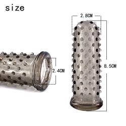 Finger Sleeve Enlargement Finger Sleeve Ring Delay Ejection Particles Flirt Toy