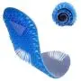 1Pair Blue Silicone Gel Reusable Honeycomb Full Length Non Slip Comfort Sports Insole Air Cushion Damping Shoe Pad Cushion Shoe Inserts for Men Women