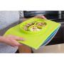 ezpz Happy Mat - One-piece silicone placemat + plate (Coral)