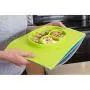 ezpz Happy Mat - One-piece silicone placemat + plate (Coral)