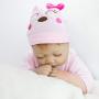 CHAREX Reborn Sleeping Baby Doll Soft Vinyl Lifelike Realistic 22 inch Weighted Newborn Dolls Gift Set