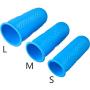 Silicone Finger Protectors 12 Pieces Finger Protectors Hot Glue Gun Finger Caps for HotGlue Sewing Wax Rosin Resin Honey Adhesives Scrapbooking in 3 Sizes(Red and Blue)