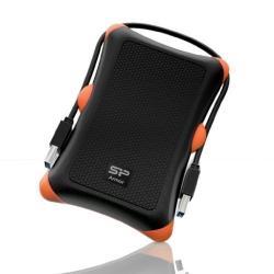 Silicon Power 1TB Rugged Portable External Hard Drive Armor A30, Shockproof USB 3.0 for PC, Mac, Xbox and PS4, Black