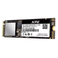 XPG SX8200 Pro 512GB 3D NAND NVMe Gen3x4 PCIe M.2 2280 Solid State Drive R/W 3500/3000MB/s SSD (ASX8200PNP-512GT-C)