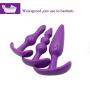 6Pcs Purple Perfect Size Silicone Butt Plùgs Adult Toys for Couples Beginner