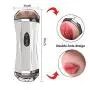 CHENWEIYAA Male Realistic Pussycats Sucking Cup,Adjustable Pòckèt Pùssèys Hands Free Grade Silicon Màlè Stròkè Toys With Sùctì-on Cùp Pleasure Best Gift For Couple Or Solo Play, Bùllèt Adùllt Toys For