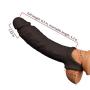 Silicone penile Condom Expander expands Male Chastity Toys Lengthen Cock Sleeves Dick Socks Reusable Condoms 7236