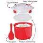 Sistema Rice Microwave Multicooker Steamer 2.6 Litre, 87.9 Oz, 11 Cups or 2.75 Quart, Colors May Vary