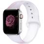 EXCHAR Compatible with Apple Watch Band 40mm 38mm 44mm 42mm Fadeless Pattern Printed Floral Bands Silicone Replacement Band for iWatch Series 5 Series 4/3/2/1 for Women Men